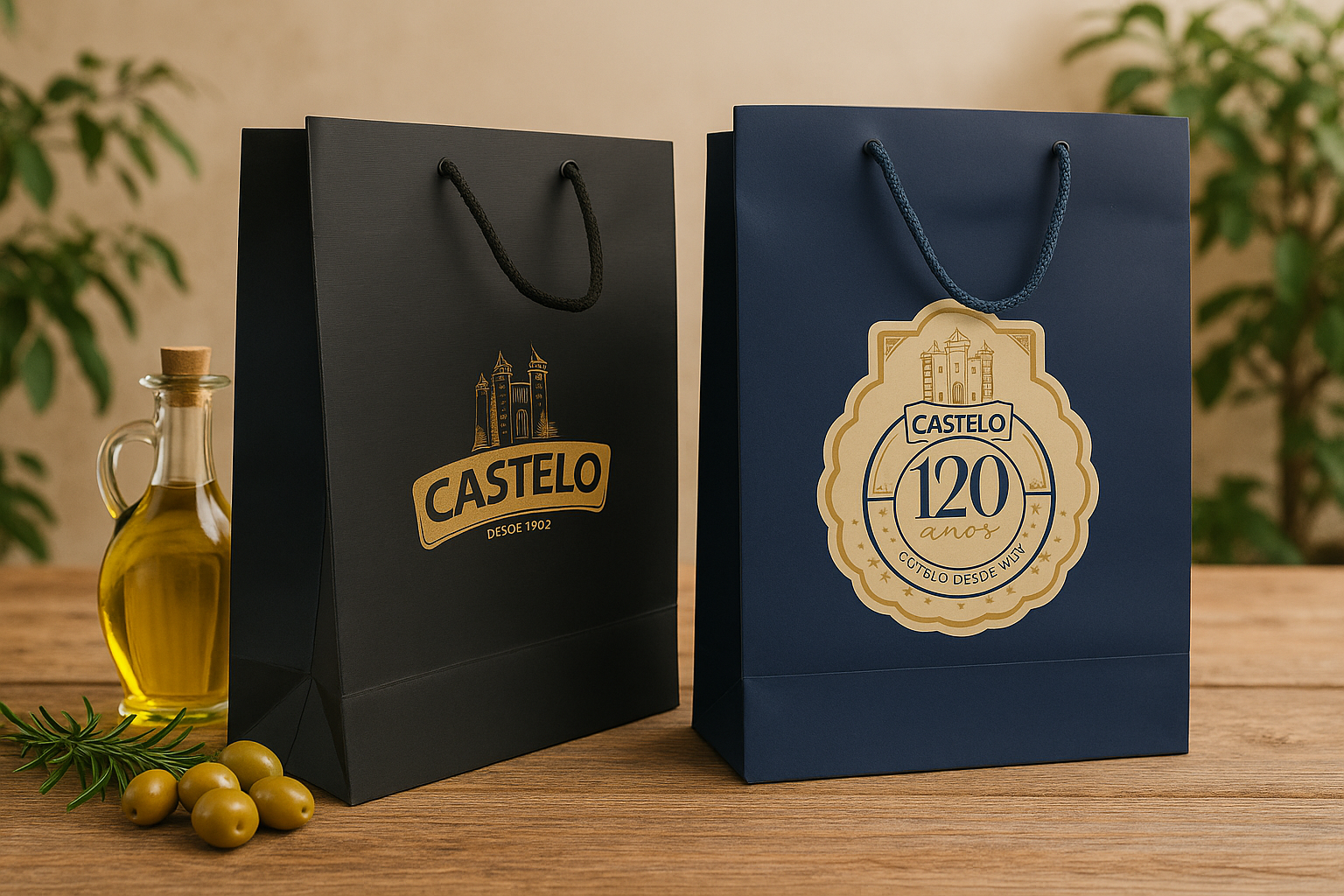 Sacolas personalizadas de papel Kraft, Couché e Offset prontas para entrega em Campinas e região