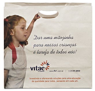 Sacola de Papel Reciclado Personalizada