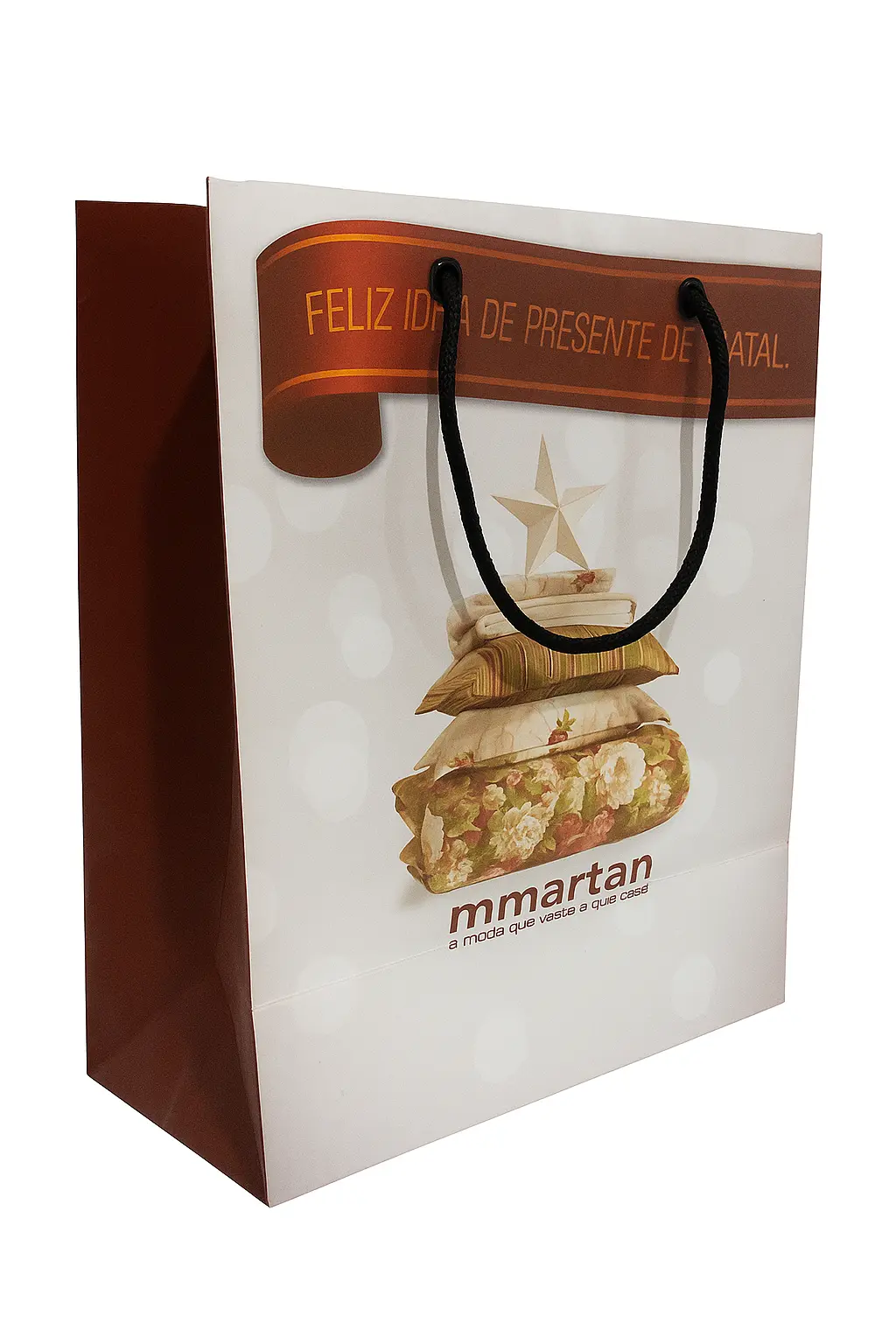 Sacola duplex branca para brinquedos