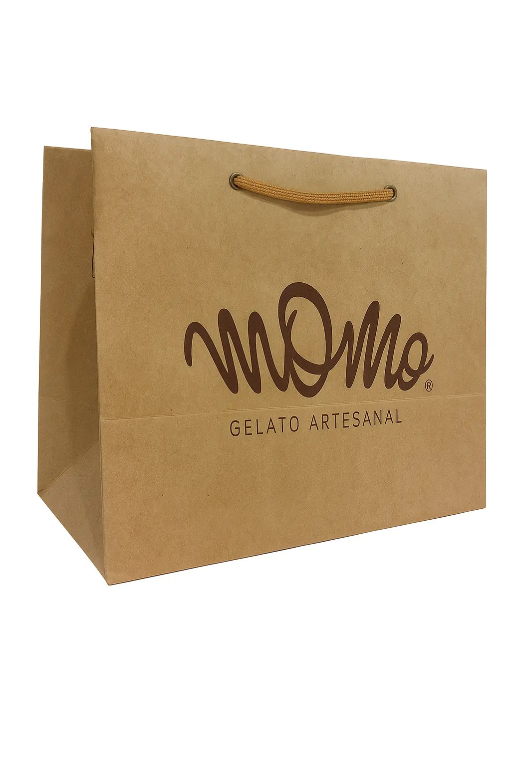 Sacola de papel para hamburgueria