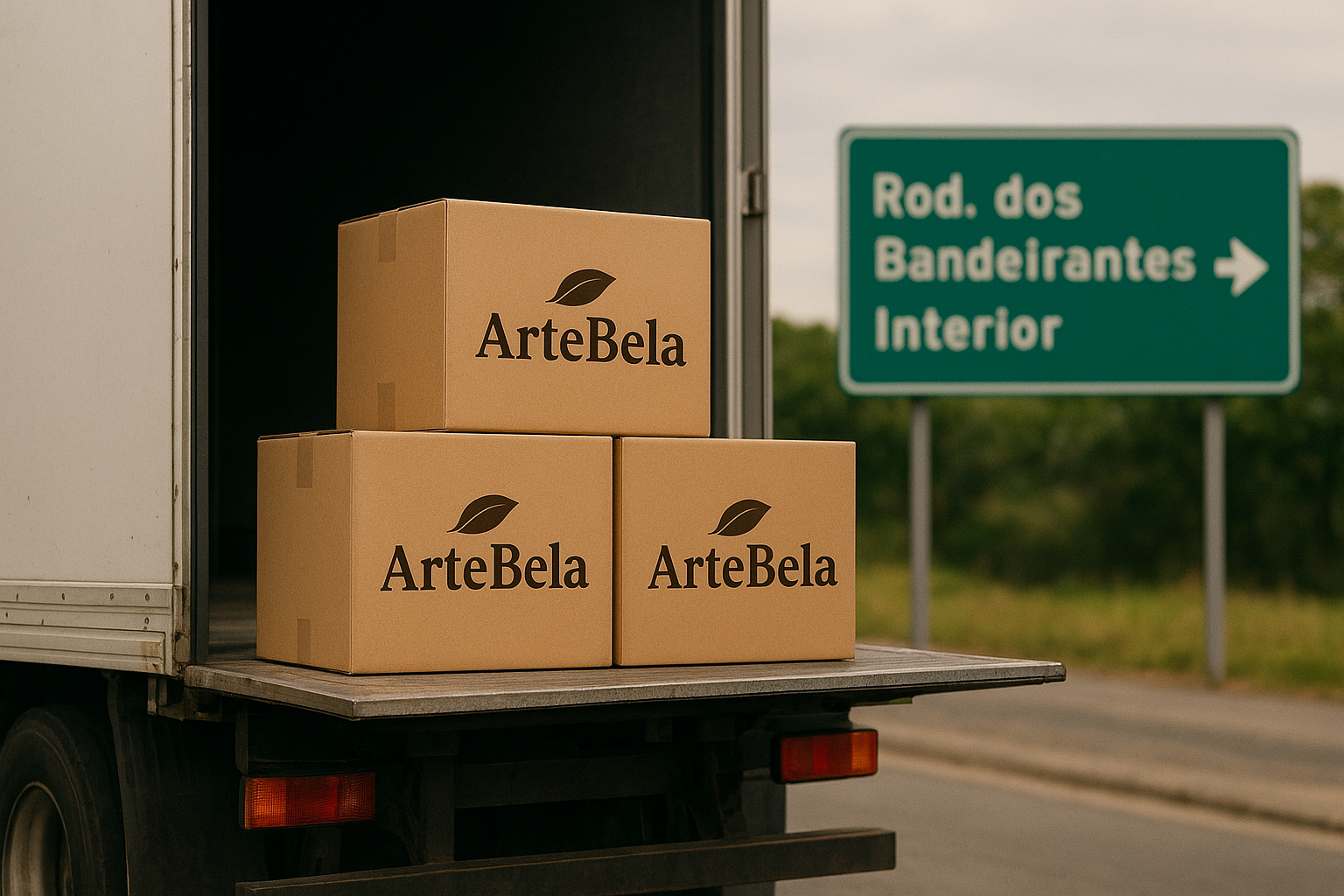 Logística ágil e entrega de sacolas personalizadas ArteBela em Ribeirão Preto.