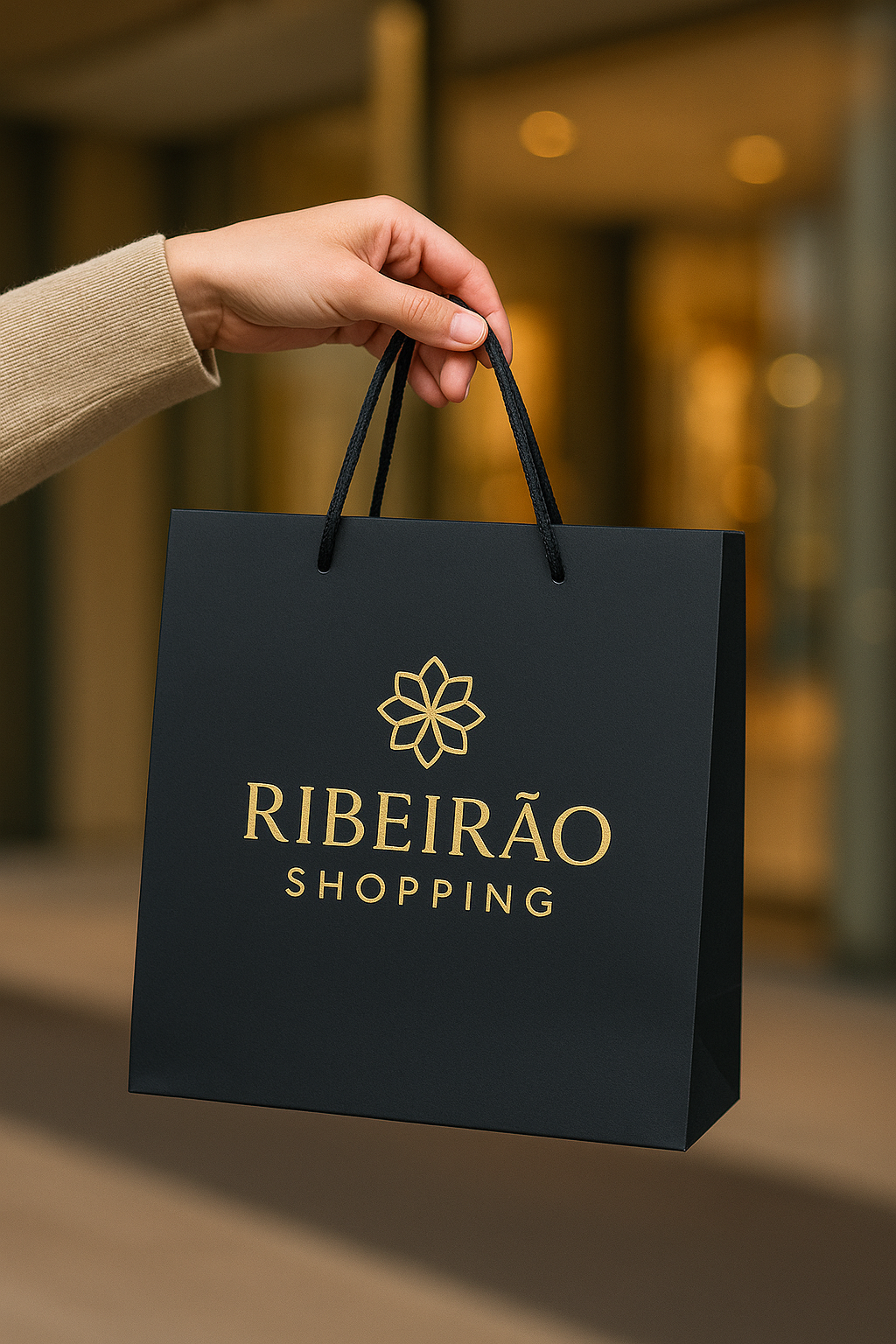 Sacola de papel de alta qualidade para o comércio premium de Ribeirão Preto.