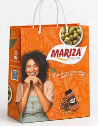 Ilustração de sacolas de papel offset personalizadas